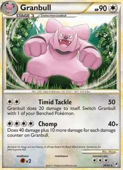 Pokémon-Karte Granbull 026/095