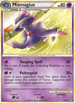 Pokémon-Karte Mismagius 028/095