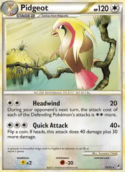 Pokémon-Karte Pidgeot 030/095