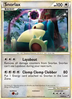 Pokémon-Karte Snorlax 033/095