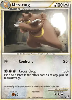 Pokémon-Karte Ursaring 037/095