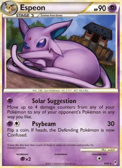 Pokémon-Karte Espeon 004/095