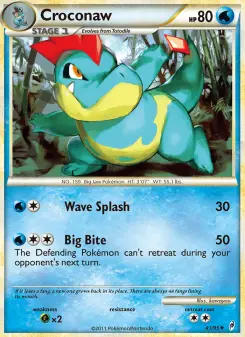 Pokémon-Karte Croconaw 041/095