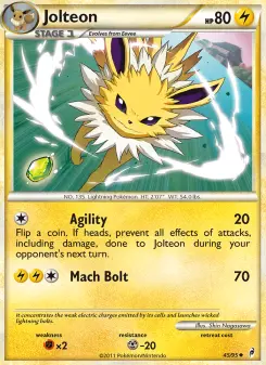Pokémon-Karte Jolteon 045/095