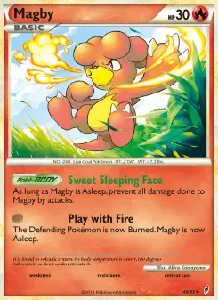 Pokémon-Karte Magby 046/095