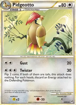 Pokémon-Karte Pidgeotto 048/095