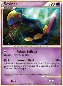 Pokémon-Karte Seviper 051/095