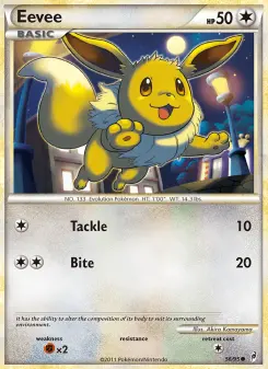 Pokémon-Karte Eevee 056/095