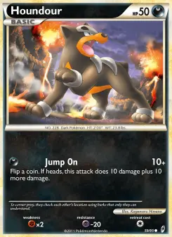 Pokémon-Karte Houndour 059/095