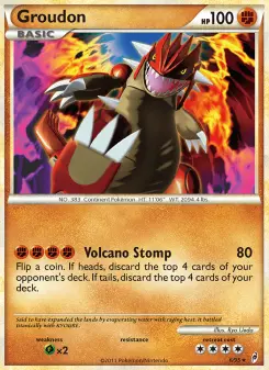 Pokémon-Karte Groudon 006/095