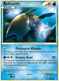 Pokémon-Karte Relicanth 069/095