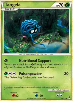 Pokémon-Karte Tangela 072/095
