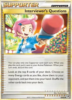 Pokémon-Karte Interviewer's Questions 079/095