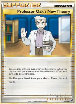 Pokémon-Karte Professor Oak's New Theory 083/095