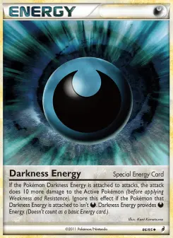 Pokémon-Karte Darkness Energy 086/095