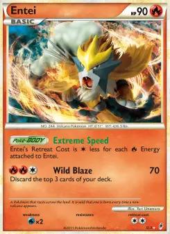 Pokémon-Karte Entei SL3