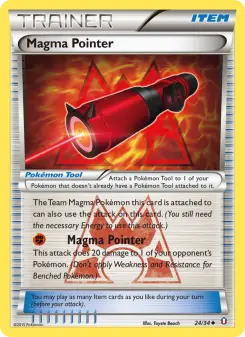 Pokémon-Karte Magma Pointer 024/034