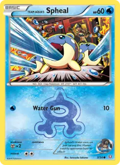 Pokémon-Karte Team Aqua's Spheal 003/034