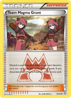 Pokémon-Karte Team Magma Grunt 030/034