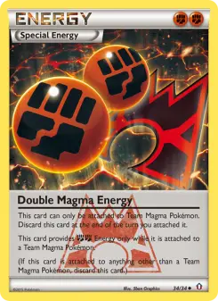 Pokémon-Karte Double Magma Energy 034/034