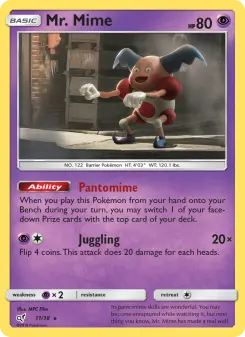 Pokémon-Karte Mr. Mime 011/018