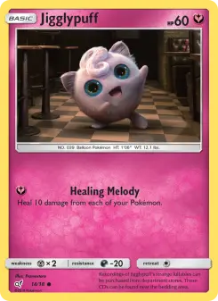 Pokémon-Karte Jigglypuff 014/018