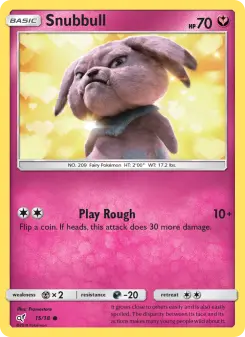 Pokémon-Karte Snubbull 015/018