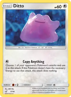 Pokémon-Karte Ditto 017/018