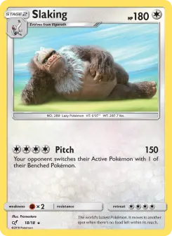 Pokémon-Karte Slaking 018/018