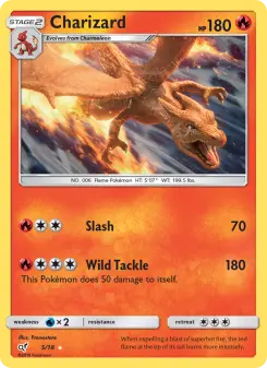 Pokémon-Karte Charizard 005/018