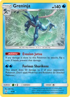 Pokémon-Karte Greninja 009/018