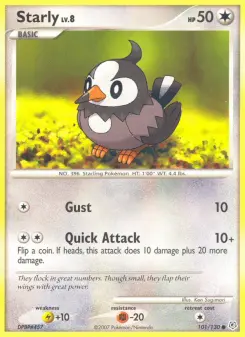 Pokémon-Karte Starly 101/130