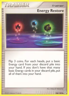 Pokémon-Karte Energy Restore 106/130