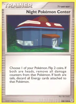 Pokémon-Karte Night Pokémon Center 108/130