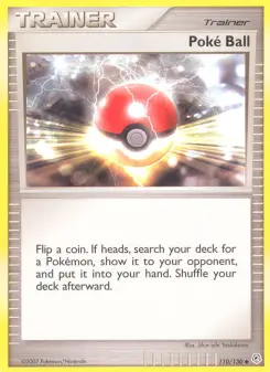 Pokémon-Karte Poké Ball 110/130