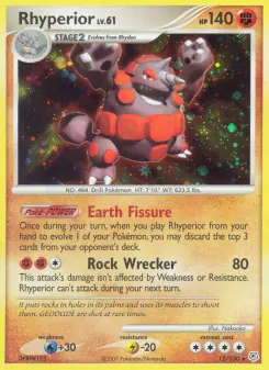 Pokémon-Karte Rhyperior 012/130