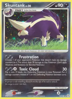 Pokémon-Karte Skuntank 015/130