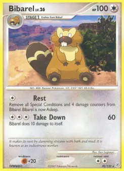 Pokémon-Karte Bibarel 020/130