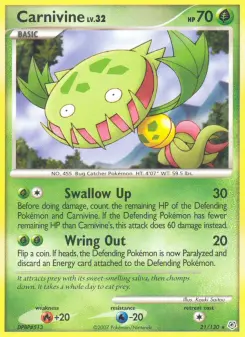 Pokémon-Karte Carnivine 021/130