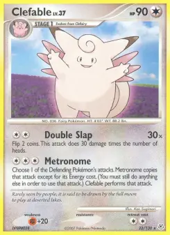 Pokémon-Karte Clefable 022/130