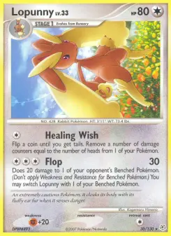 Pokémon-Karte Lopunny 030/130