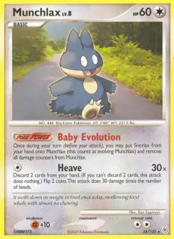 Pokémon-Karte Munchlax 033/130