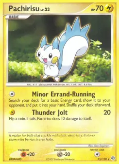 Pokémon-Karte Pachirisu 035/130