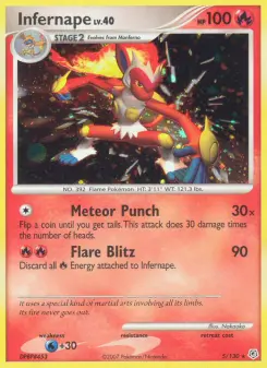 Pokémon-Karte Infernape 005/130