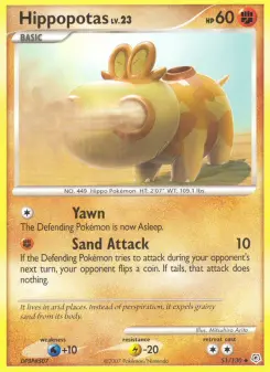 Pokémon-Karte Hippopotas 051/130