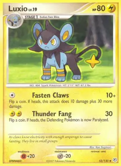 Pokémon-Karte Luxio 052/130