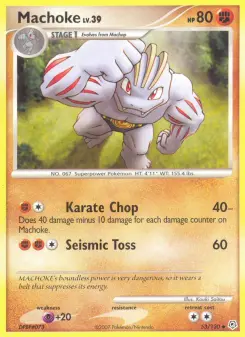 Pokémon-Karte Machoke 053/130