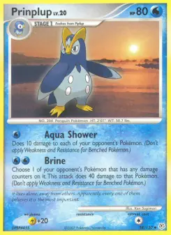 Pokémon-Karte Prinplup 058/130