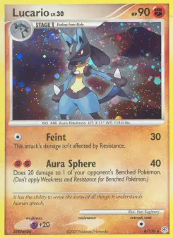 Pokémon-Karte Lucario 006/130