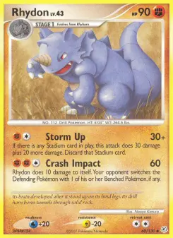 Pokémon-Karte Rhydon 060/130